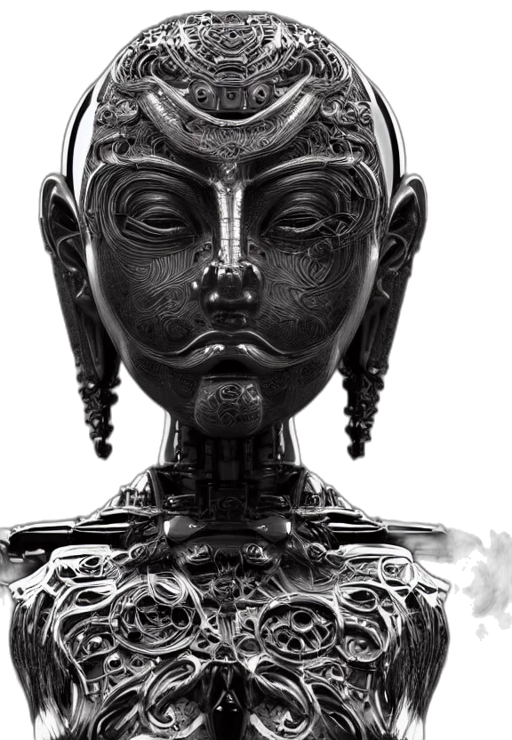 robot, mask, face, jewelry transparent PNG cut-out