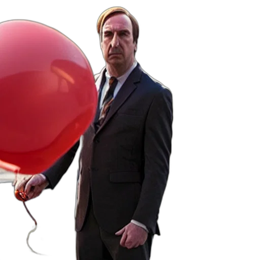 concept art, saul, goodman, throwing transparent PNG cut-out