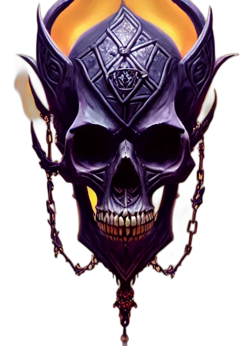 mask, jewelry, crown, staff transparent PNG cut-out