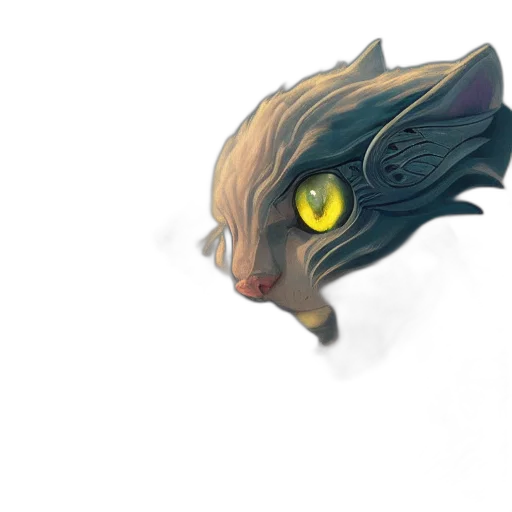 dragon, creature, mask, face transparent PNG cut-out