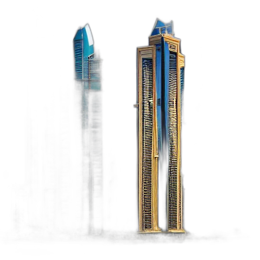 building, 3d render, concept art, photorealistic transparent PNG cut-out