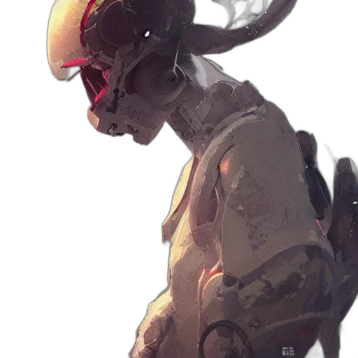 robot, mask, creature, face transparent PNG cut-out