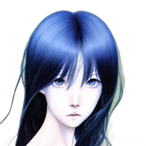 face, hair, mask, creature transparent PNG cut-out