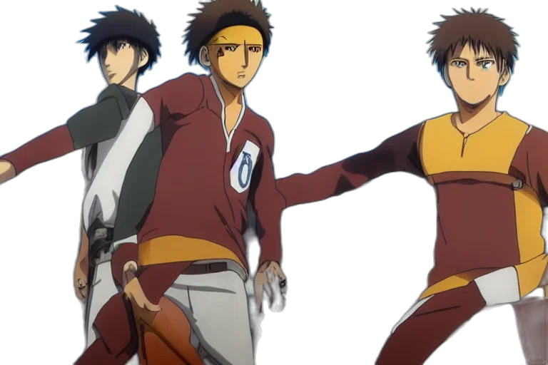 anime, concept art, comic book art, golden transparent PNG cut-out