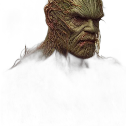 face, creature, mask, staff transparent PNG cut-out