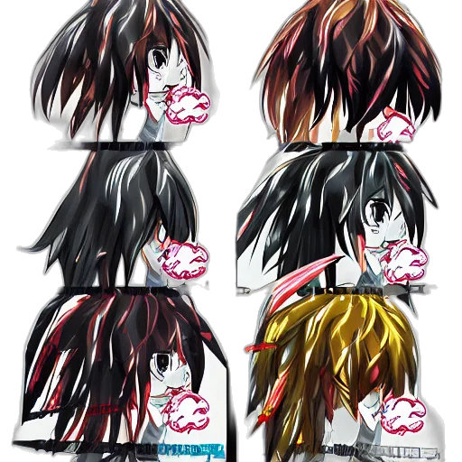 anime, concept art, cartoon, photorealistic transparent PNG cut-out