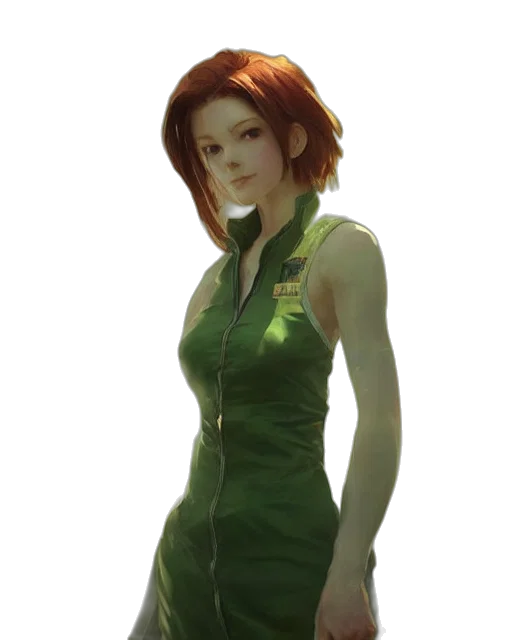 dress, staff, jacket, face transparent PNG cut-out