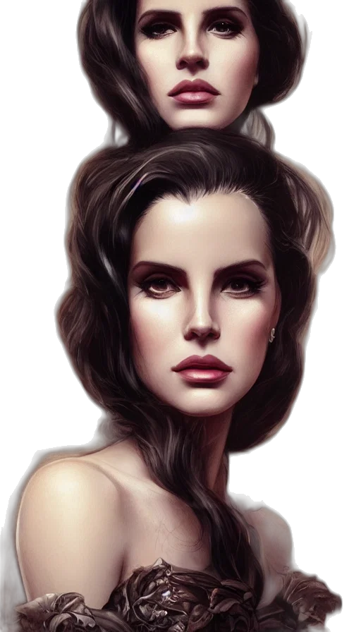 face, hair, photorealistic, fantasy art transparent PNG cut-out
