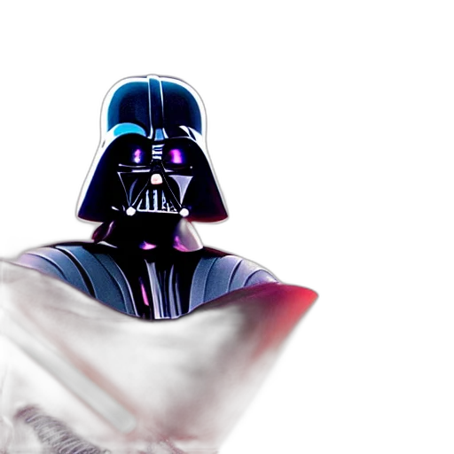 mask, concept art, comic book art, 3d render transparent PNG cut-out