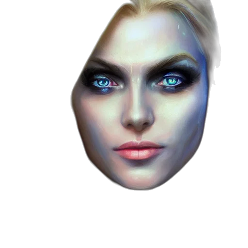 face, mask, jewelry, creature transparent PNG cut-out