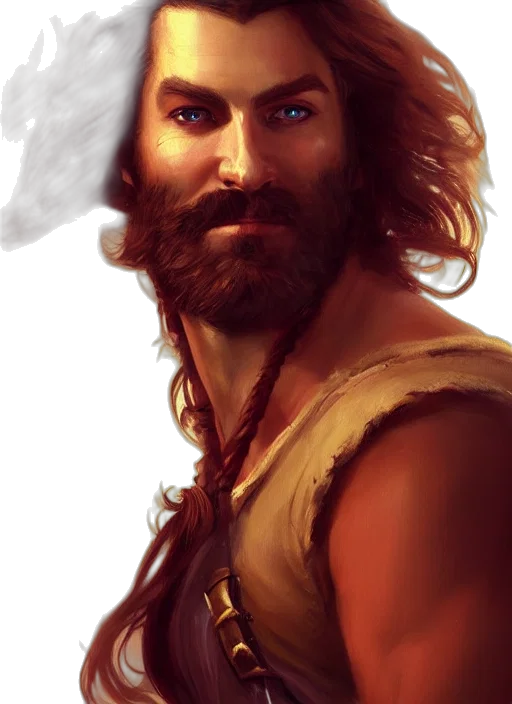 fantasy art, photorealistic, concept art, oil painting transparent PNG cut-out
