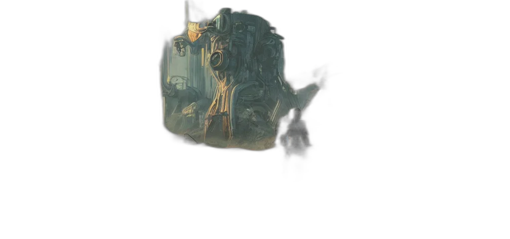 creature, mask, face, robot transparent PNG cut-out