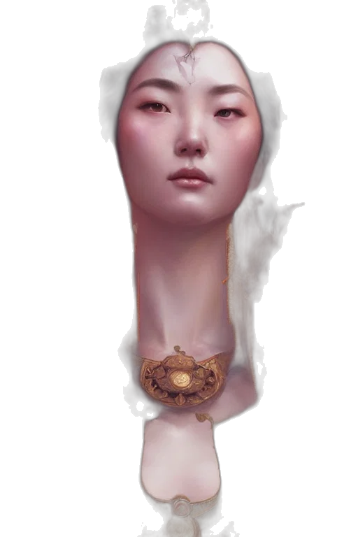 face, mask, crown, staff transparent PNG cut-out