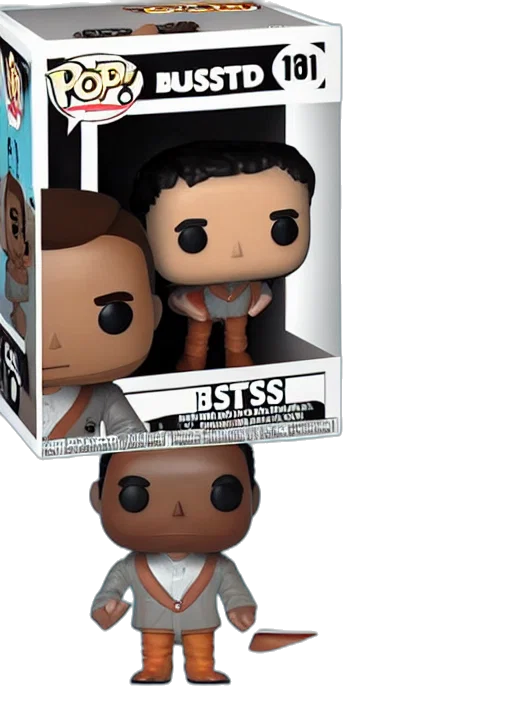 funko, pop, figure, buster transparent PNG cut-out