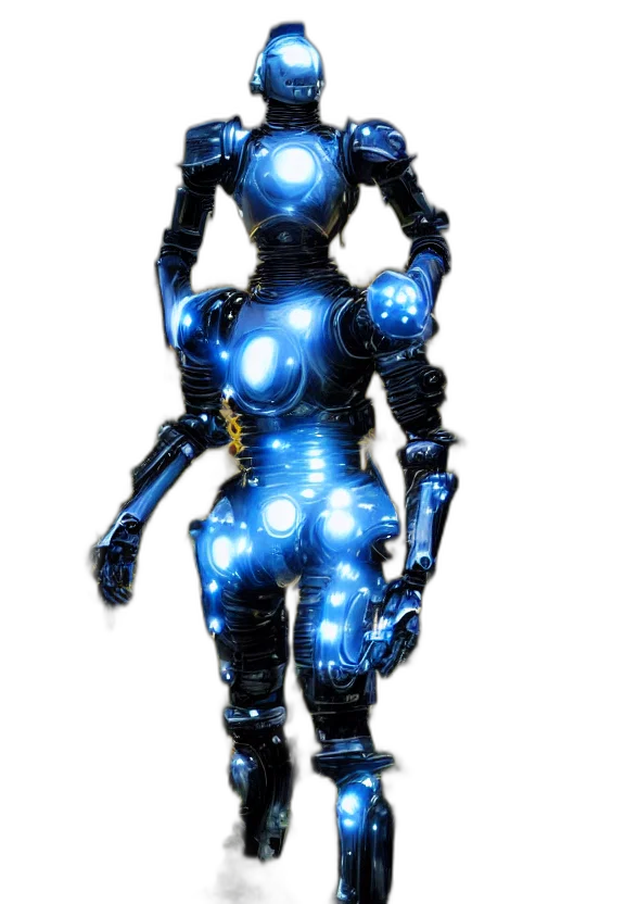 robot, staff, jewelry, dress transparent PNG cut-out