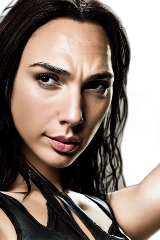 face, photorealistic, gal, gadot transparent PNG cut-out