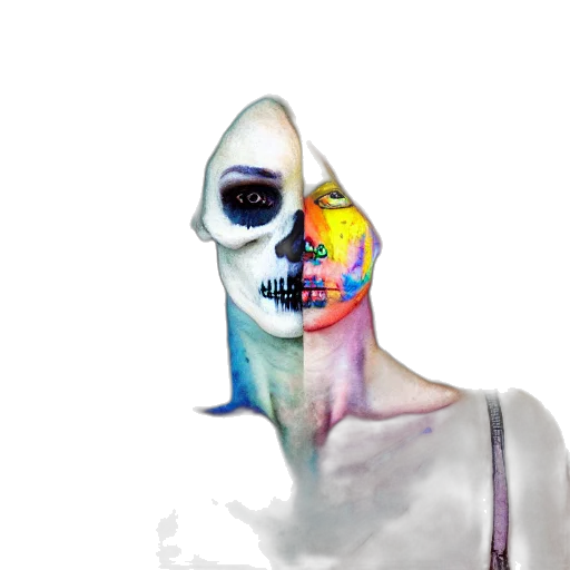 mask, face, robot, creature transparent PNG cut-out