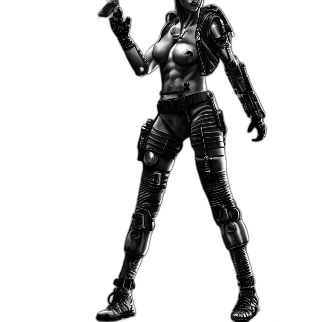 robot, weapon, staff, concept art transparent PNG cut-out