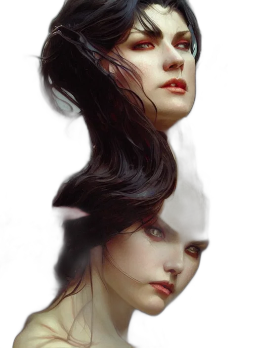face, mask, hair, crown transparent PNG cut-out