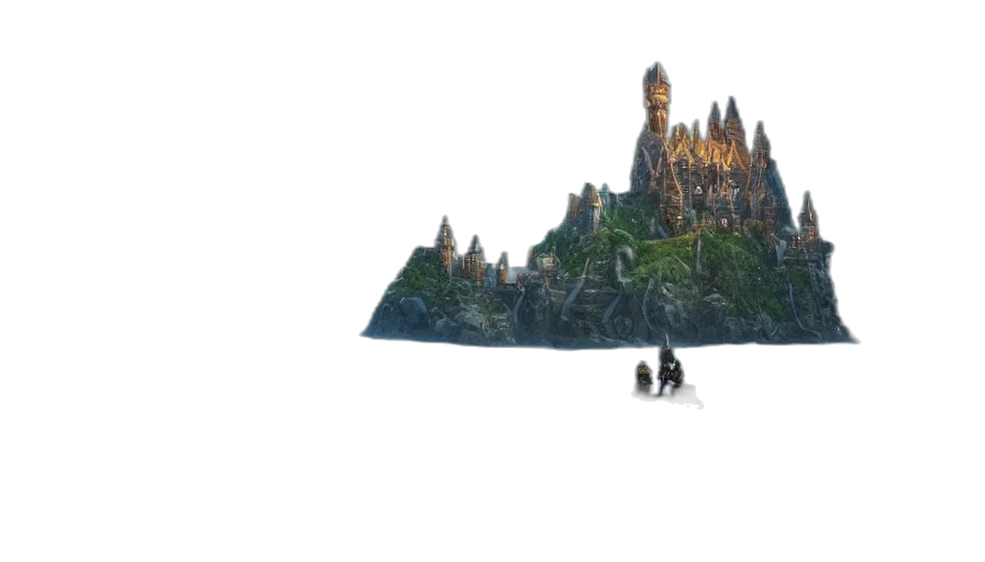 crown, building, jacket, sword transparent PNG cut-out