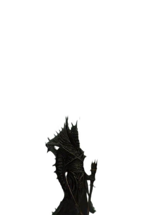 dragon, staff, creature, weapon transparent PNG cut-out