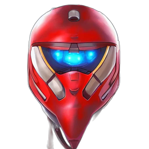 robot, mask, face, 3d render transparent PNG cut-out