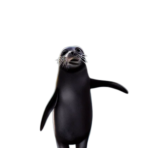 animal, creature, staff, 3d render transparent PNG cut-out