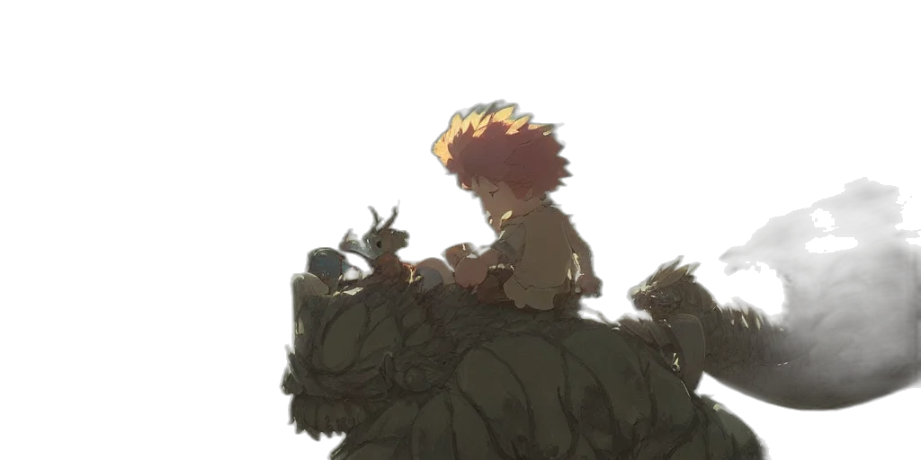 crown, creature, weapon, staff transparent PNG cut-out
