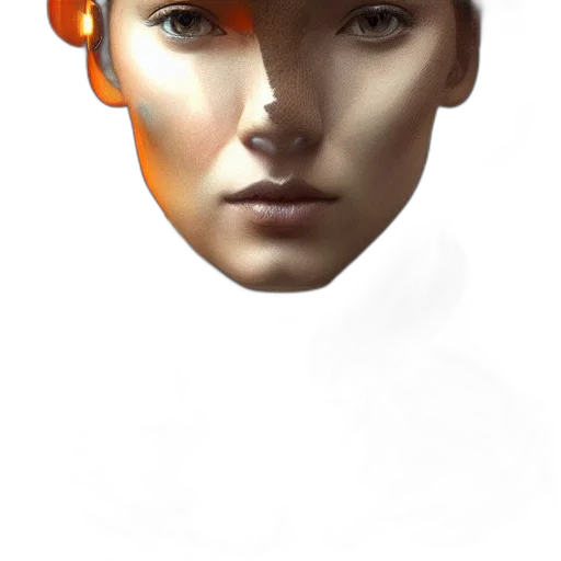 face, mask, robot, crown transparent PNG cut-out