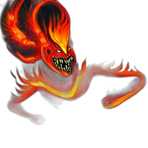 dragon, creature, staff, mask transparent PNG cut-out