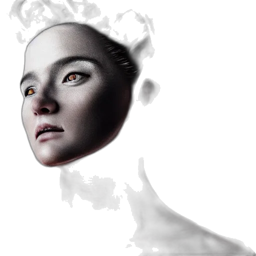 face, robot, mask, crown transparent PNG cut-out