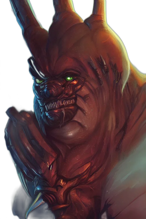 creature, face, mask, concept art transparent PNG cut-out
