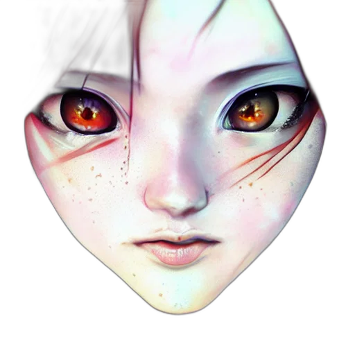 mask, face, creature, robot transparent PNG cut-out