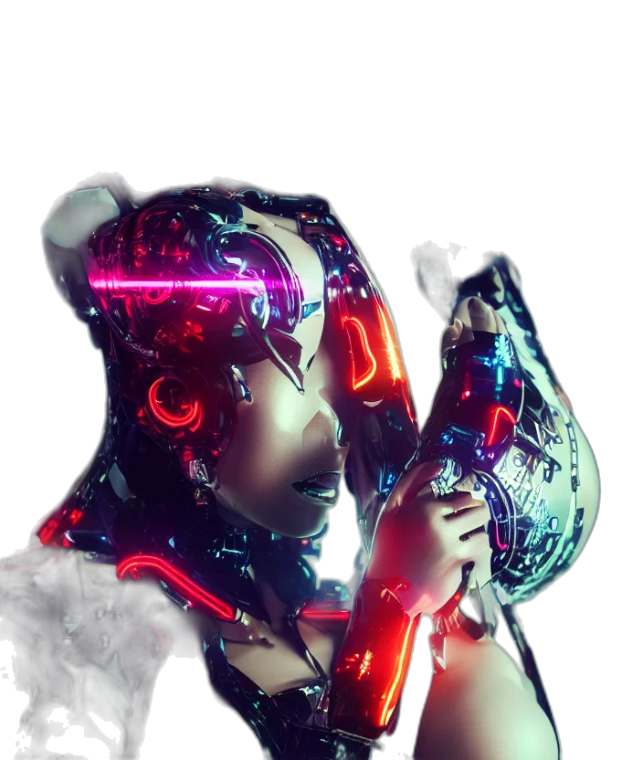 robot, mask, face, jewelry transparent PNG cut-out