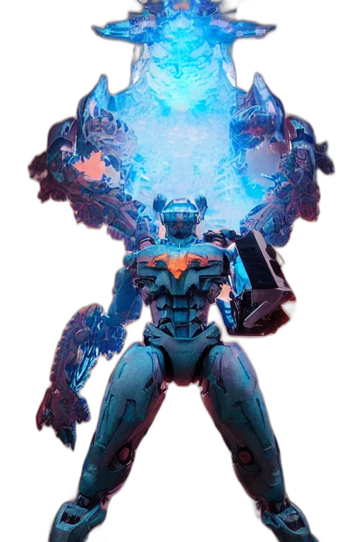 robot, weapon, concept art, comic book art transparent PNG cut-out