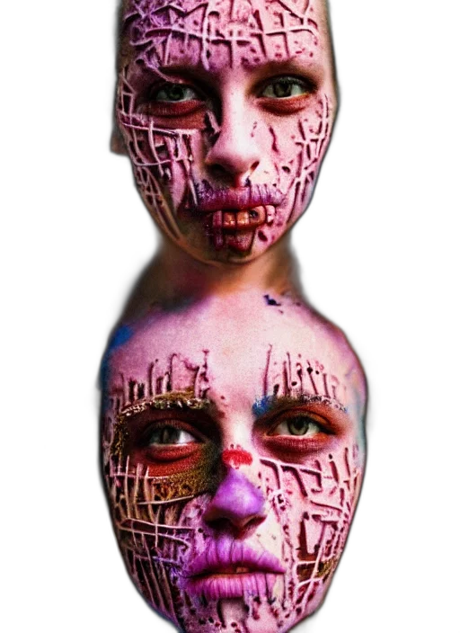 mask, face, jewelry, creature transparent PNG cut-out