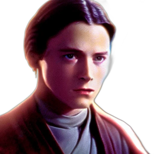 face, hair, staff, robot transparent PNG cut-out