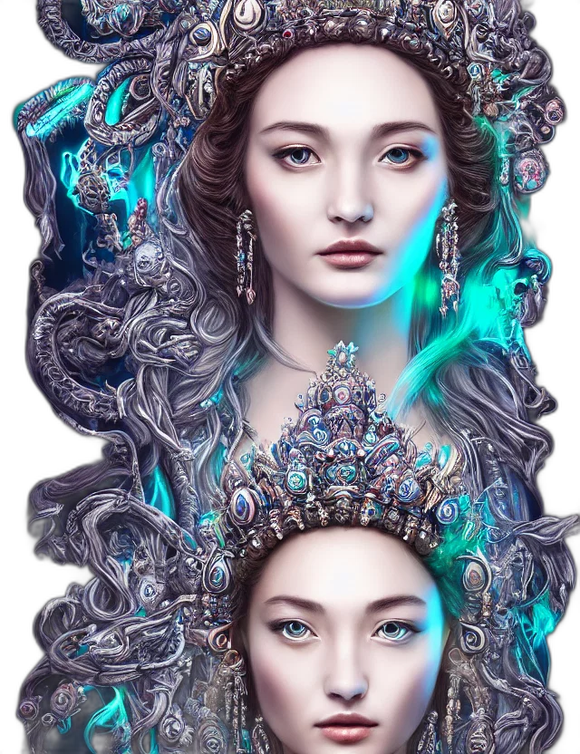 crown, jewelry, face, mask transparent PNG cut-out
