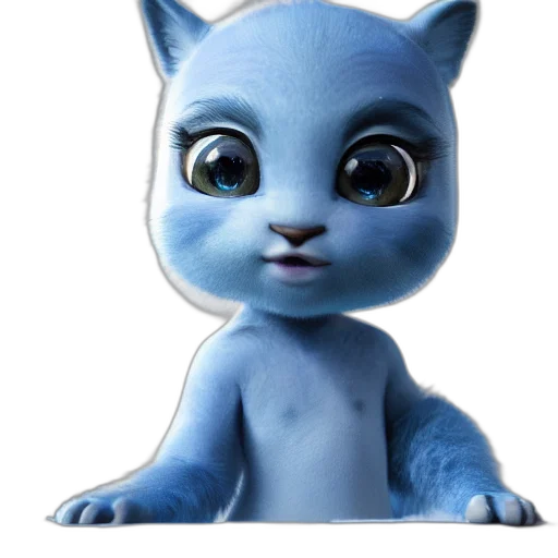 animal, creature, 3d render, concept art transparent PNG cut-out