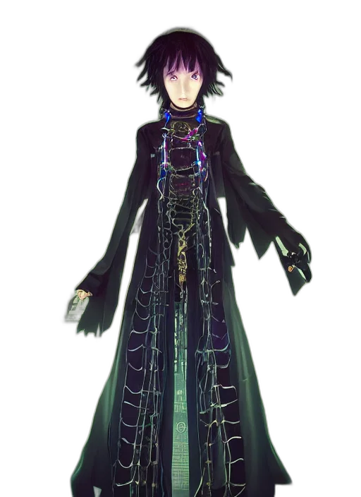 staff, jacket, dress, creature transparent PNG cut-out