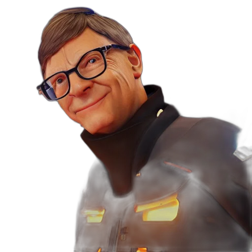 jacket, face, staff, weapon transparent PNG cut-out
