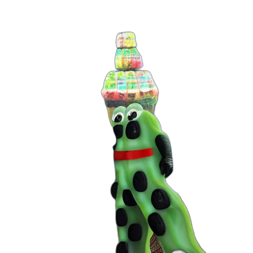 hat, bottle, dress, staff transparent PNG cut-out