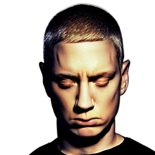 face, mask, photorealistic, eminem transparent PNG cut-out