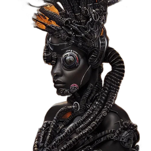 robot, crown, jewelry, mask transparent PNG cut-out