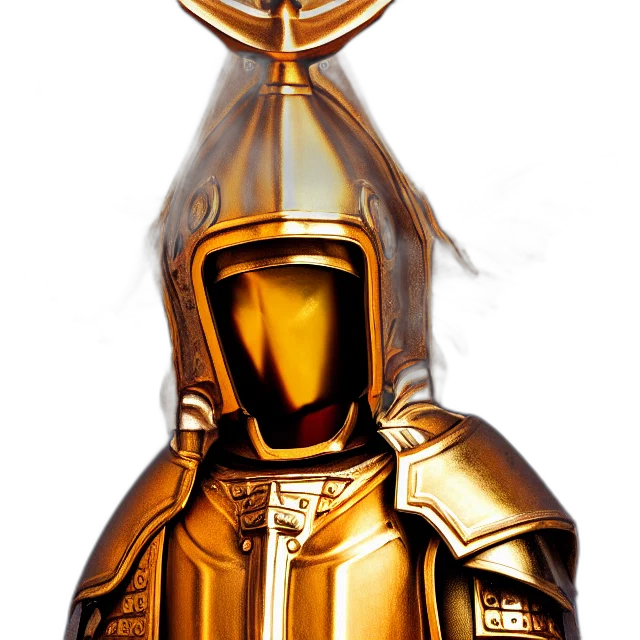 robot, crown, sword, staff transparent PNG cut-out