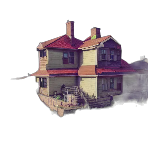 building, furniture, umbrella, concept art transparent PNG cut-out