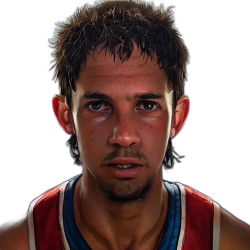 face, hair, photorealistic, 3d render transparent PNG cut-out