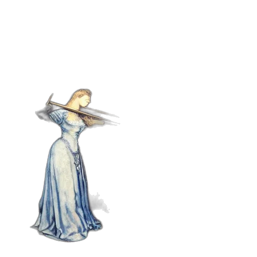 dress, staff, sword, weapon transparent PNG cut-out