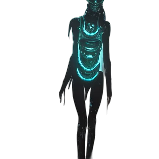 creature, robot, staff, dress transparent PNG cut-out