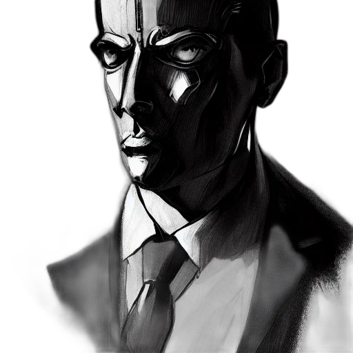 mask, face, robot, comic book art transparent PNG cut-out